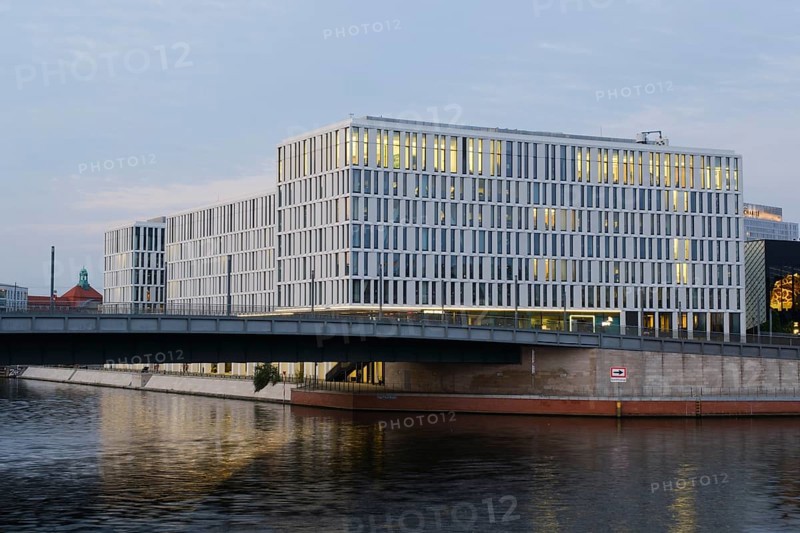 Modern office building on the Spree