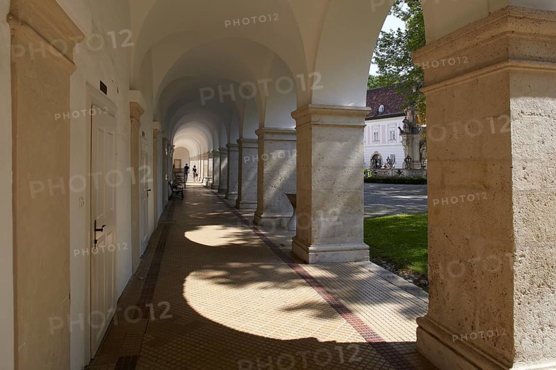 Inner courtyard of Heiligenkreuz Abbey