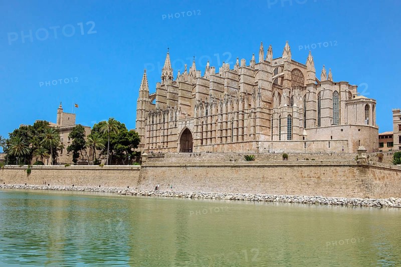 Cathedral of St. Mary La Seu in Gothic architectural style Gothic architecture