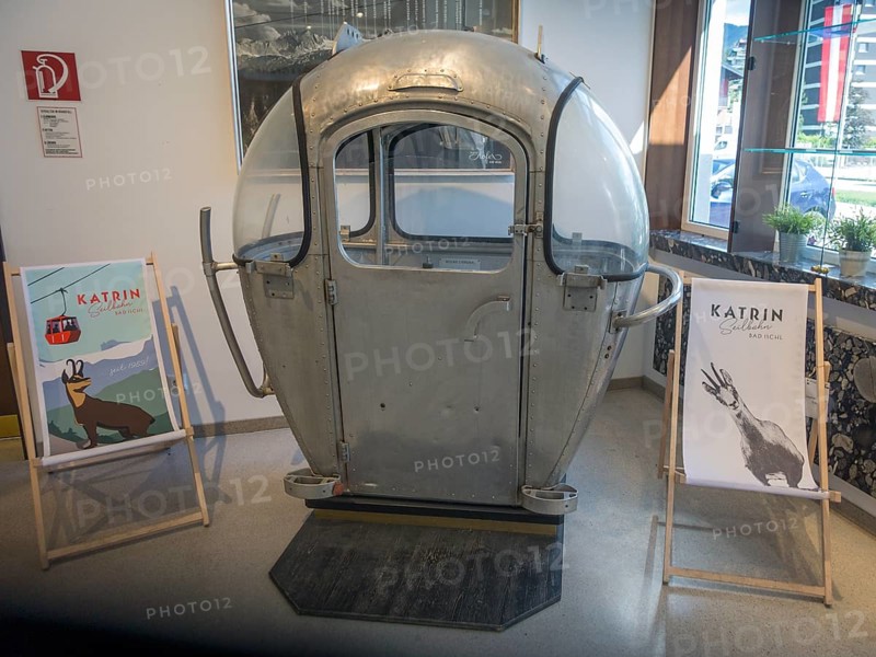 Old cabin of the Katrin cable car
