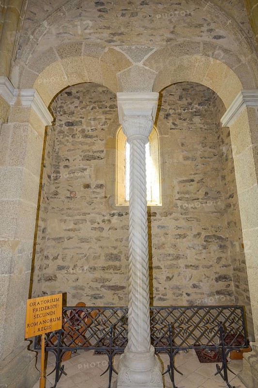 Upper floor Romanesque double chapel