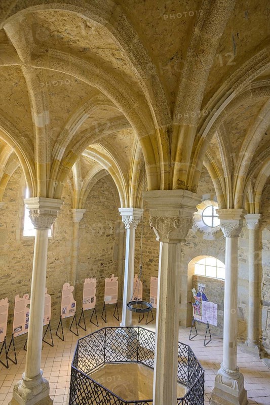 Upper floor Romanesque double chapel