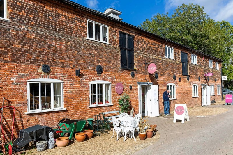 Antique shop in converted industrial building