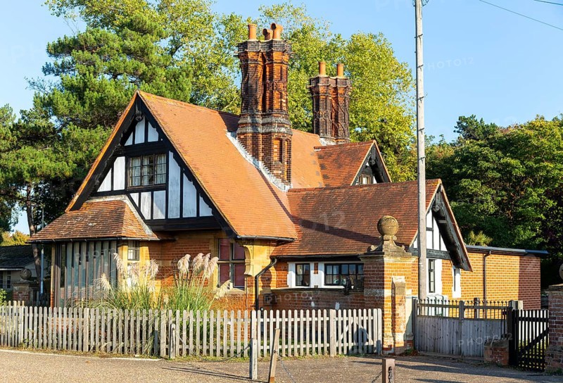 Mock Tudor architecture house