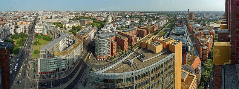 Panorama from Kollhoff Tower over Berlin