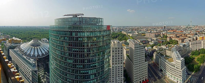 Panorama from Kollhoff Tower over Berlin