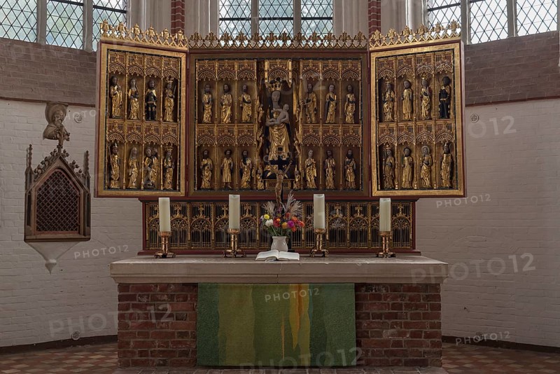 Gothic winged altar c. 1430