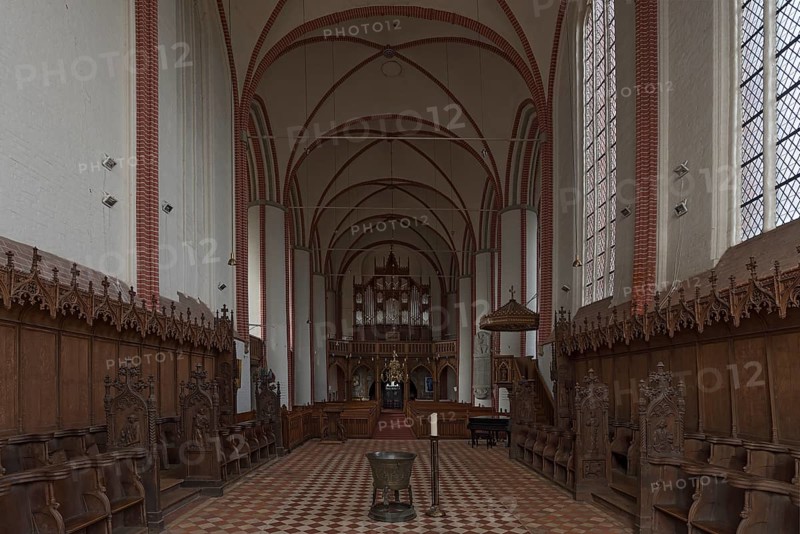Interior with organ loft
