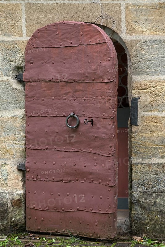 Late medieval sacristy door