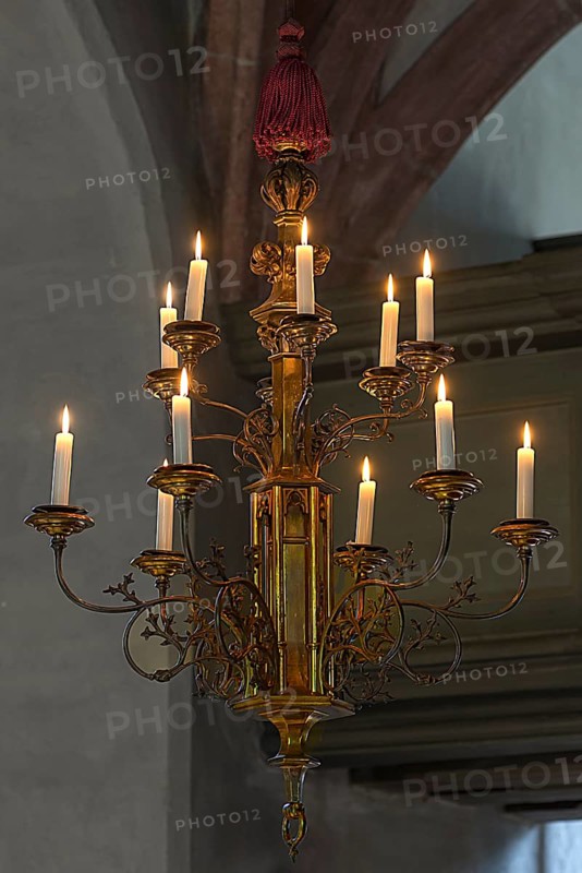 Brass candlestick from 1878