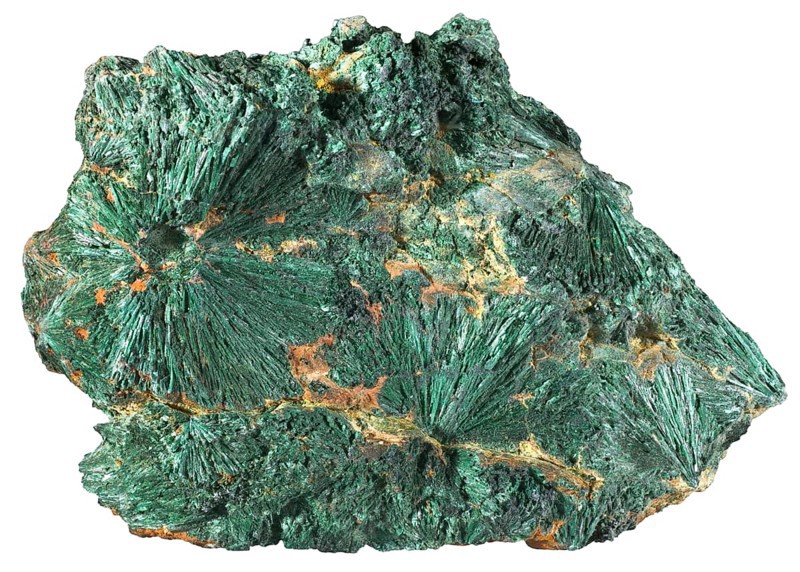 Fibrous Malachite from the Copper Queen Mine