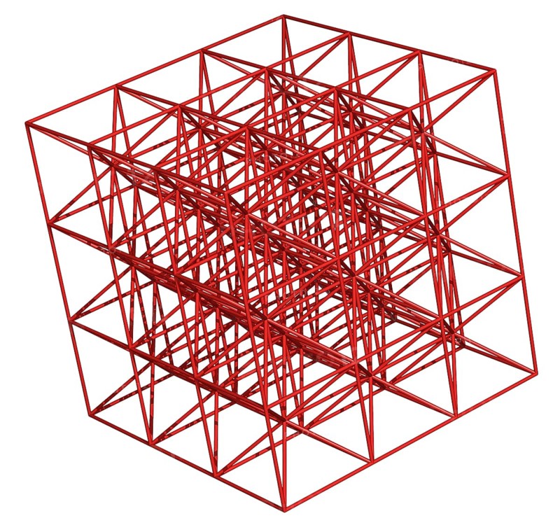 Cubic Molecule of Iron