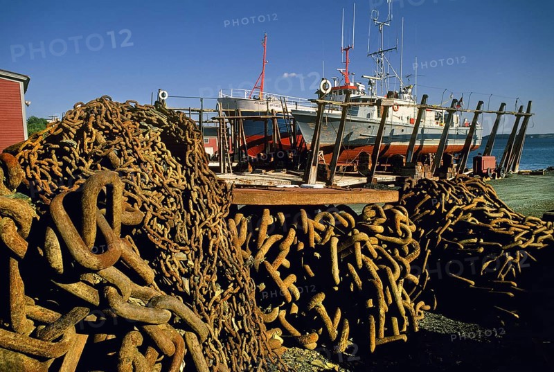 Rusty Chains at Dry Dock