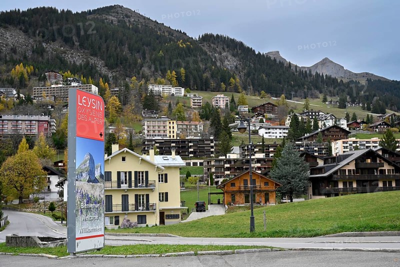 Entrance to Leysin