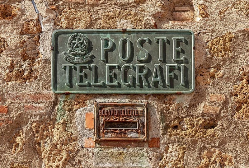 Historic Post and Telegraph Office Sign