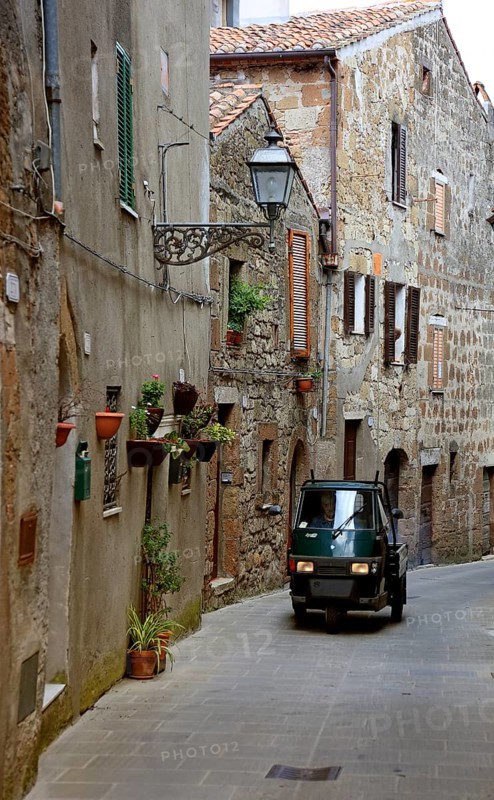 In the old town of Pitigliano