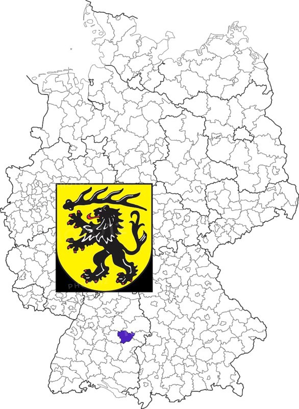 County of Goeppingen in Baden-Wuerttemberg