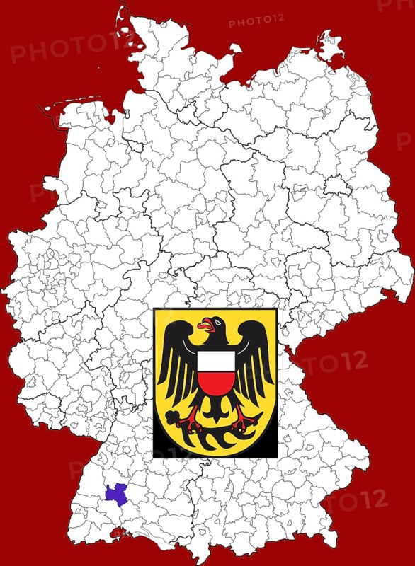 County of Rottweil in Baden-Wuerttemberg