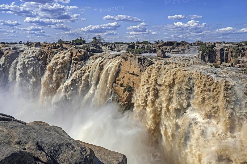 Waterfall on the Orange River in the Augrabies Falls National Park in the Northern Cape Province