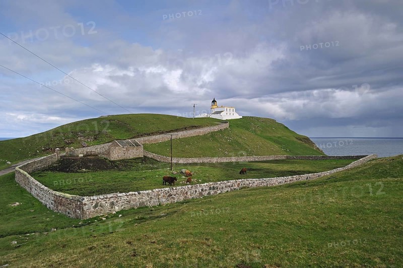 The Stoer Head Lighthouse at the Point of Stoer in Sutherland