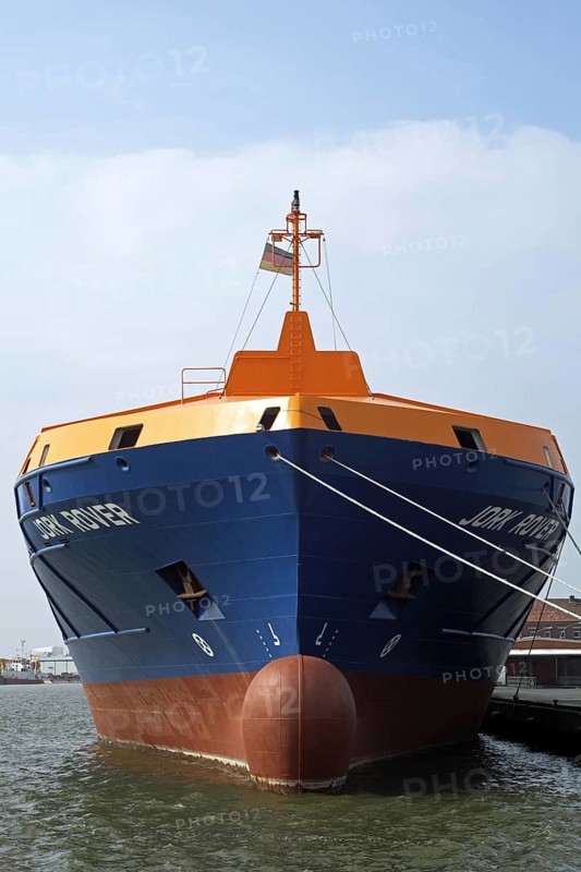 Bow of the cargo ship Jork Rover