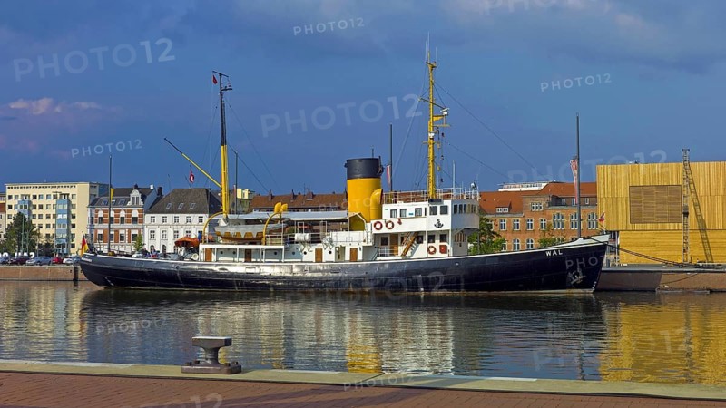 Icebreaker Whale at the pier of the New Harbour