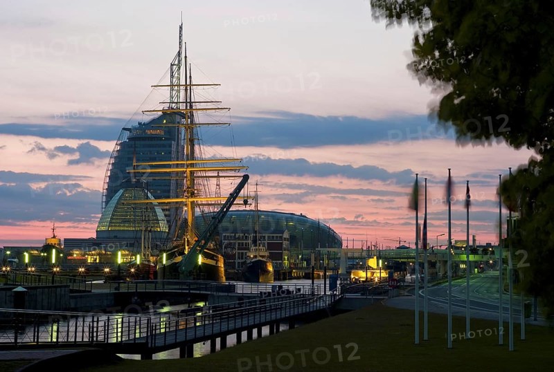 Maritime Museum and surroundings in Bremerhaven