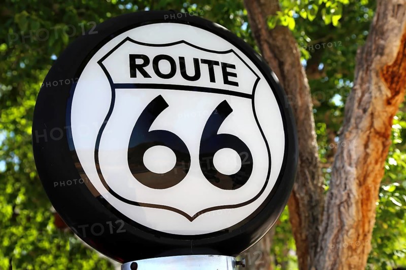 Sign at the Hackberry General Store on historic Route 66. Kingman
