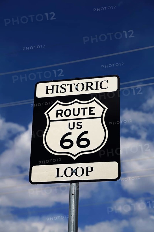 Sign in Seligman on historic Route 66 in the Wild West. Seligman