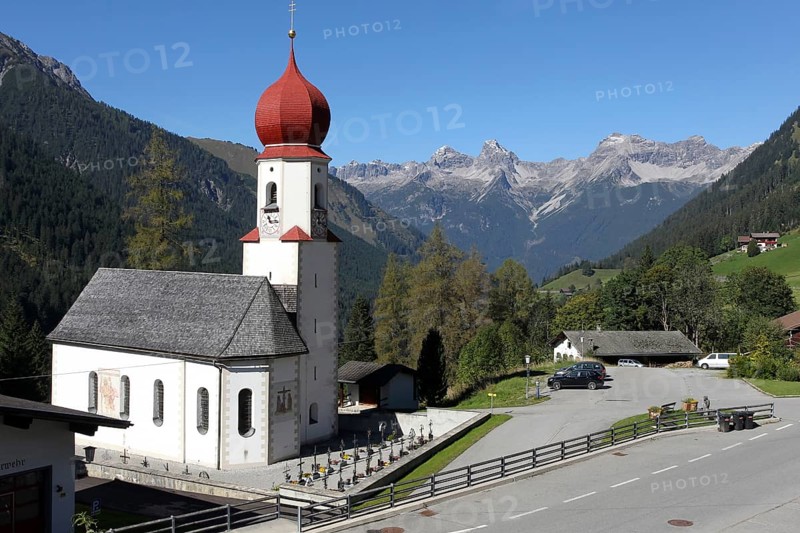 Maria Schnee pilgrimage church in Bschlabs in the upper Lechtal valley