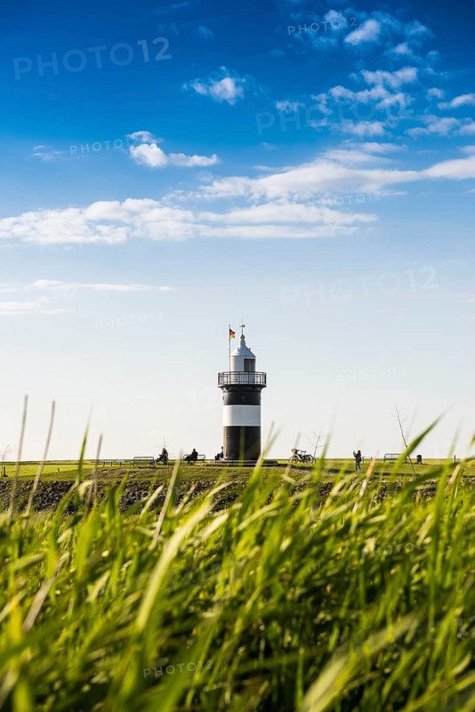 Black and white lighthouse