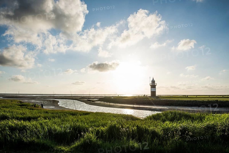Black and white lighthouse