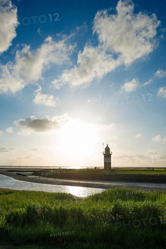 Black and white lighthouse
