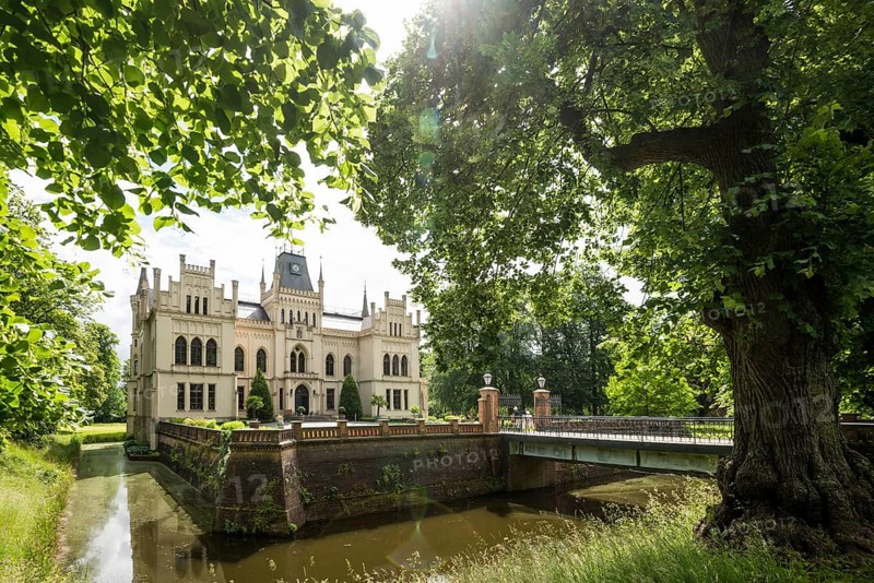 Moated castle and park