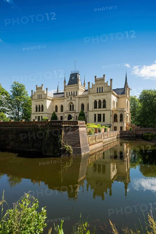 Moated castle and park