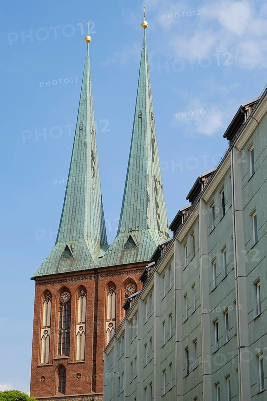 Nikolaikirche in the Nikolaiviertel quarter