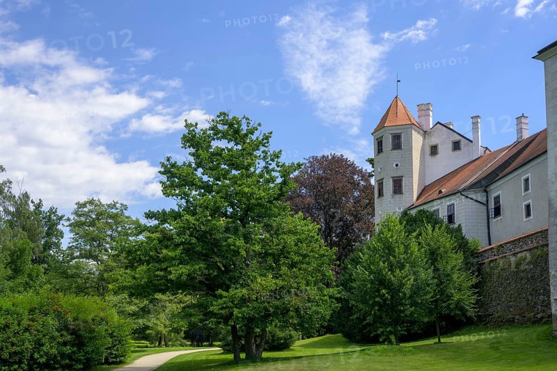 Castle seen from the park