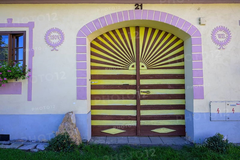 Gate in the Baroque farming village