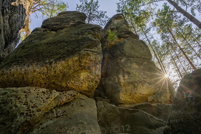 Rock labyrinth Skalni mesto Bludiste
