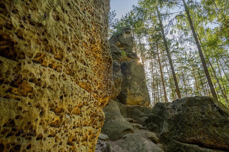 Rock labyrinth Skalni mesto Bludiste