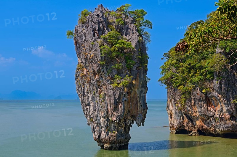 Striking rock formation on Khao Phing Kan Island