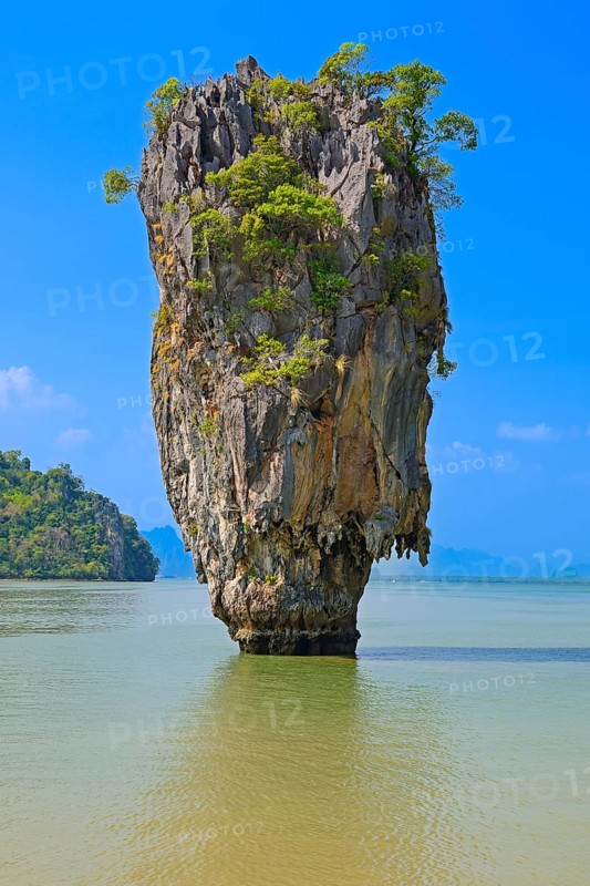 Striking rock formation on Khao Phing Kan Island