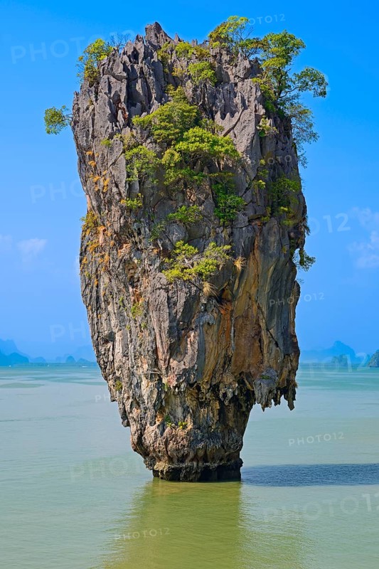 Striking rock formation on Khao Phing Kan Island