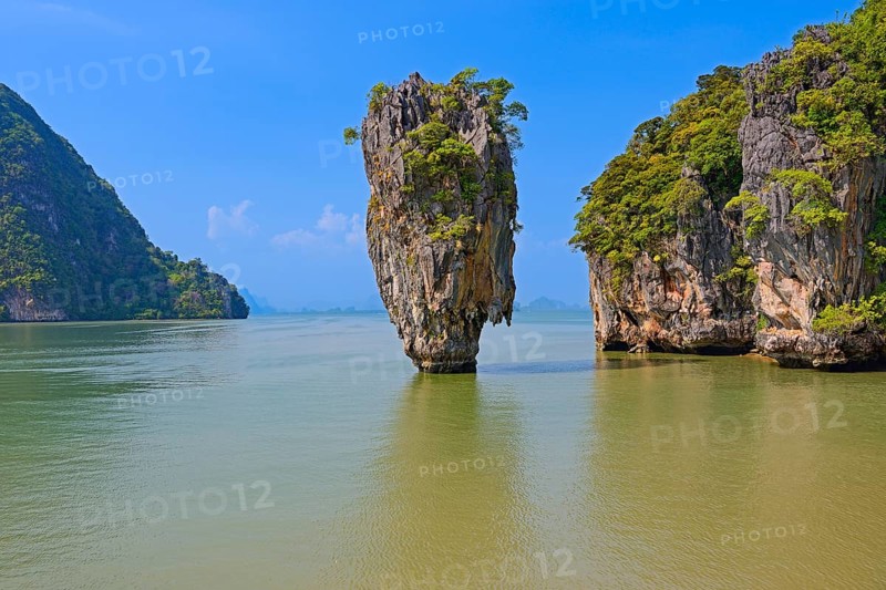 Striking rock formation on Khao Phing Kan Island