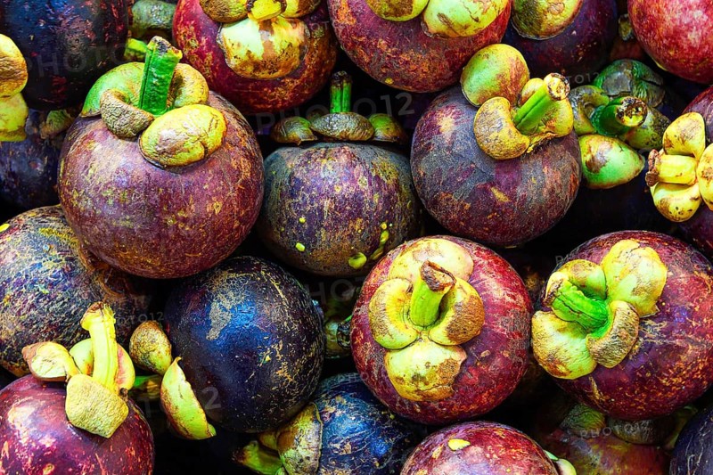 Mangosteen at the Banzaan fresh market