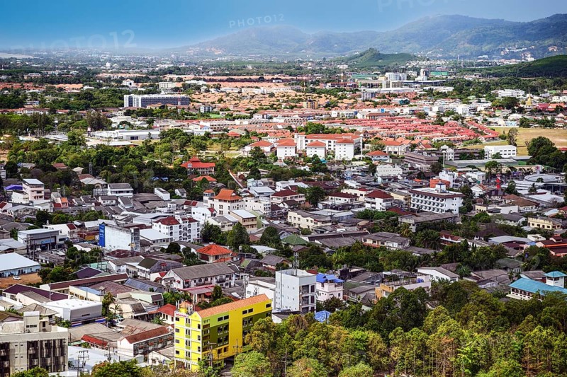 View over Phuket Town
