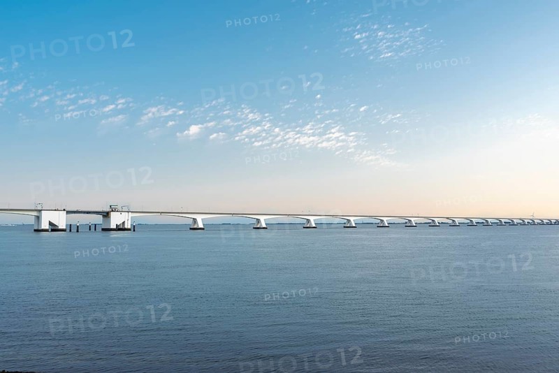 Zeeland Bridge in the Oosterschelde estuary