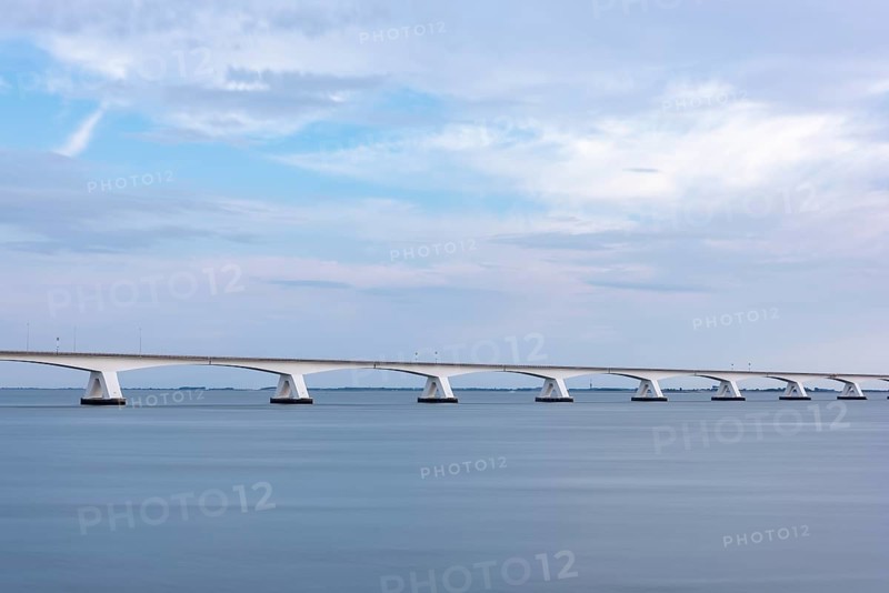 Zeeland Bridge in the Oosterschelde estuary