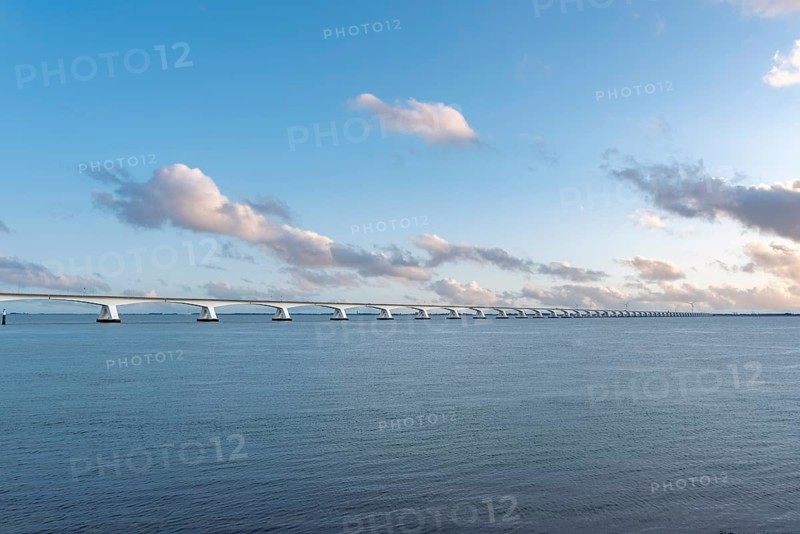 Zeeland Bridge in the Oosterschelde estuary