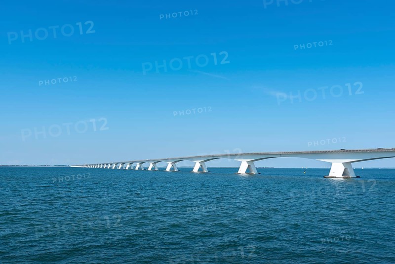 Zeeland Bridge in the Oosterschelde estuary